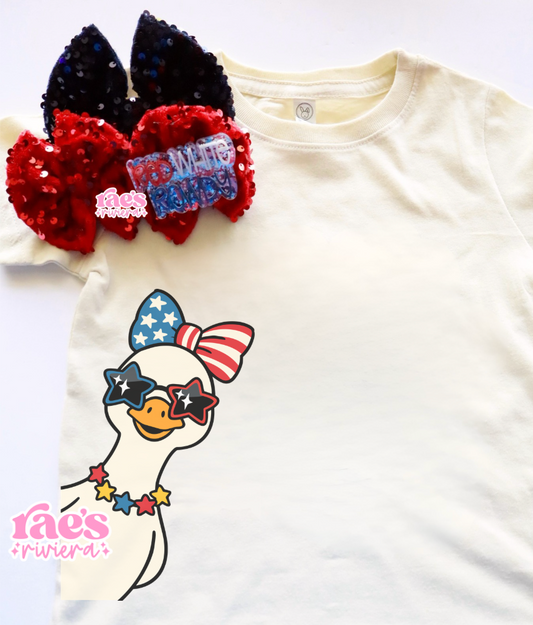 Red White + Girly Goose