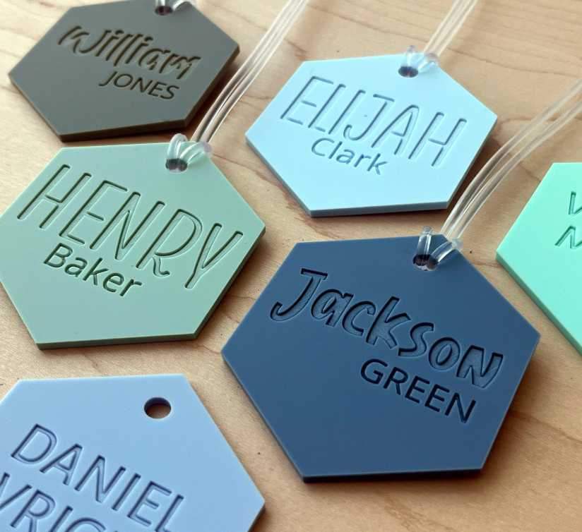 Boy Bag Tags B2S 26 Samples