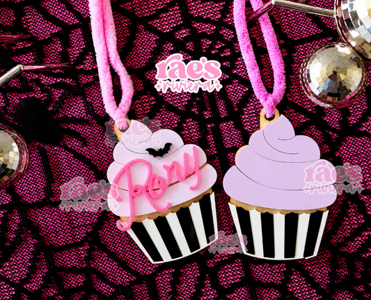 Ghoulie Cupcake Basket Tag
