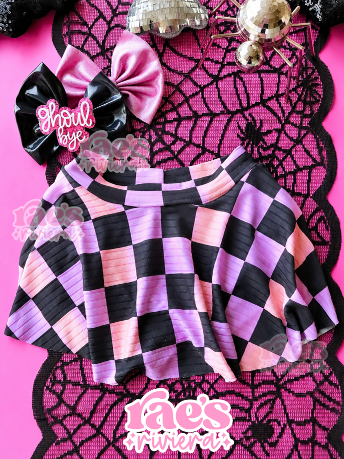 Checkered Skirted Bummies