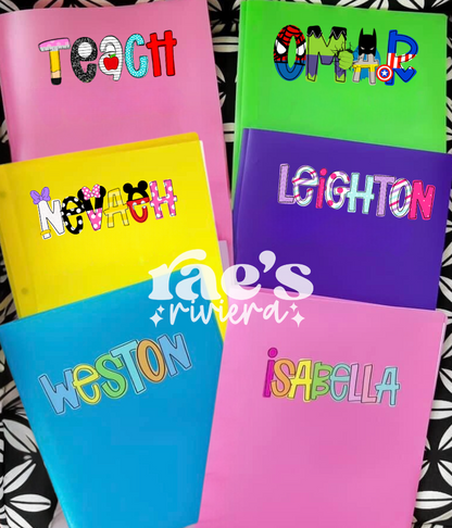Doodle Name UV DTF Stickers