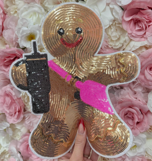 Boujee Gingerbread Sequins Crew + CC