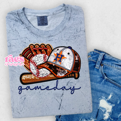Stros GameDay Faux Sequins/Embroidery