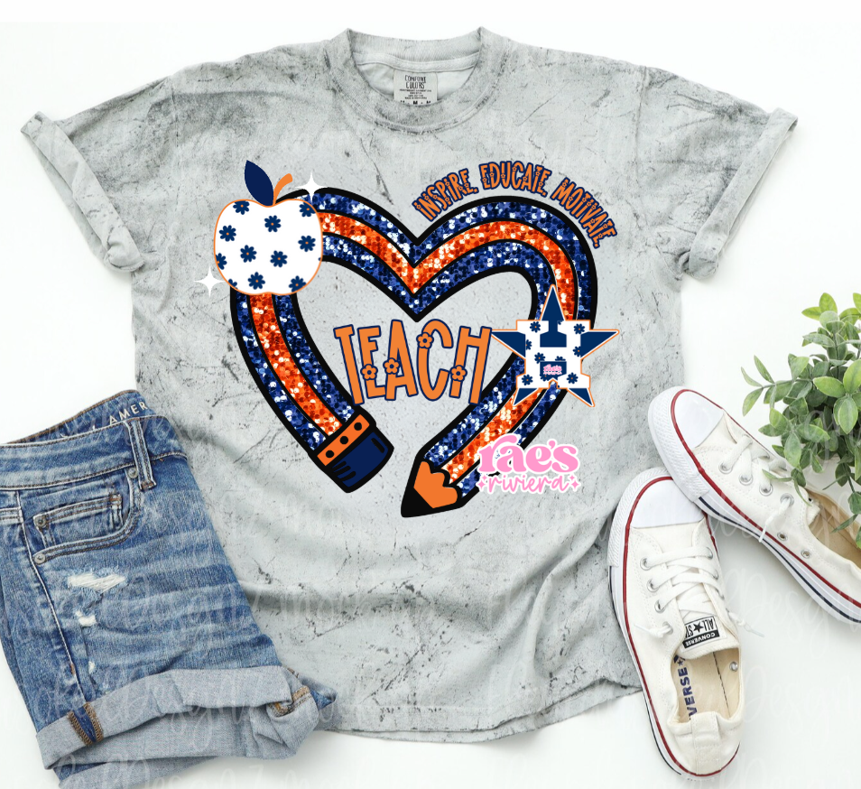 Teachers Love Baseball Too Tee