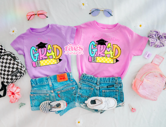 Girls Kids Grad Tees