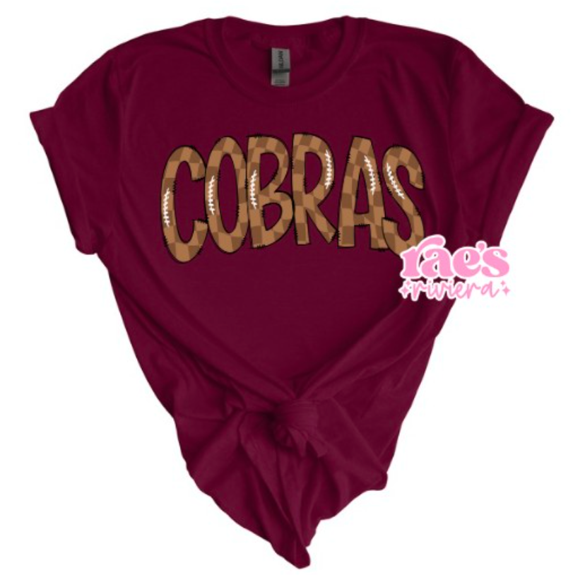 Custom Doodle Football Team Name Spirit Tee