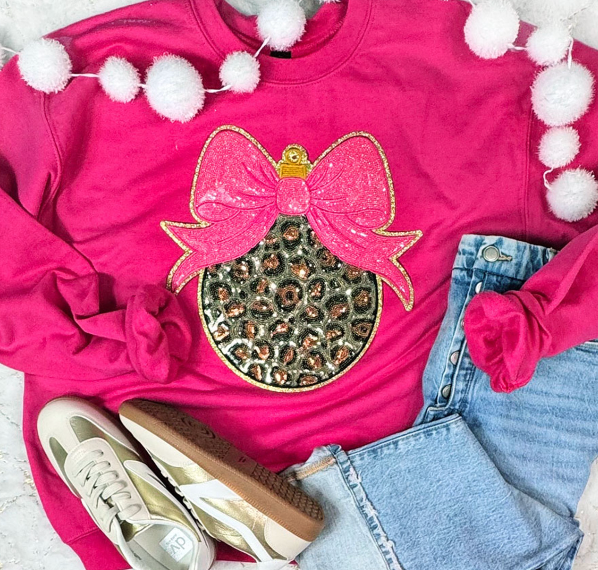 Holiday Sequins Crews/CC Tees