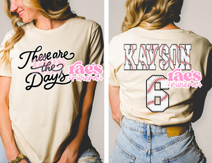 These Are The Days  *Exclusive*