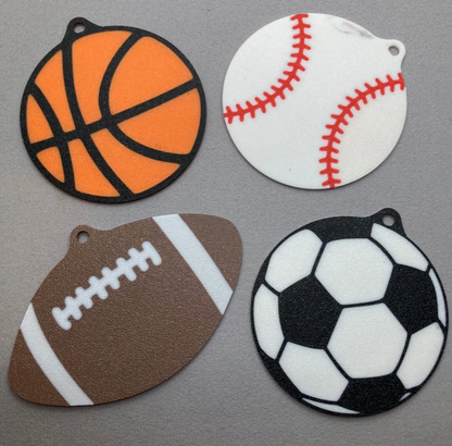 Sports Bag Personalized Chunky Letter + Hype Chain WS