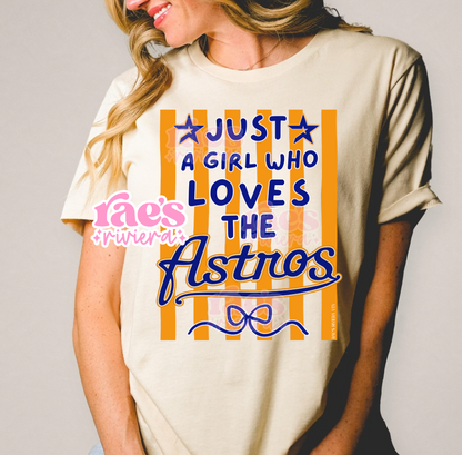 Just A Girl Who Loves HTX *RR Exclusive* Tee