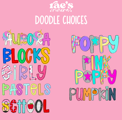 Character Doodle Tees