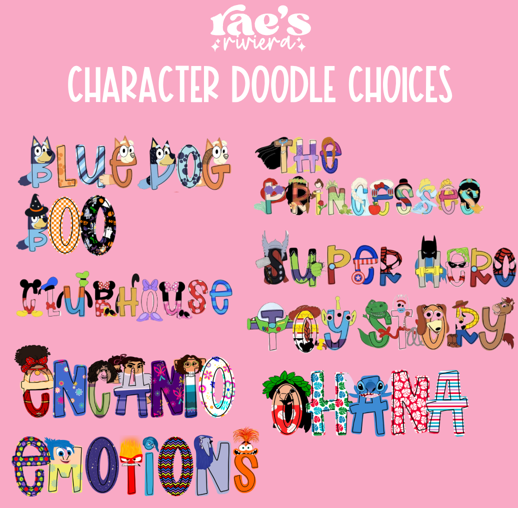 Character Doodle Tees