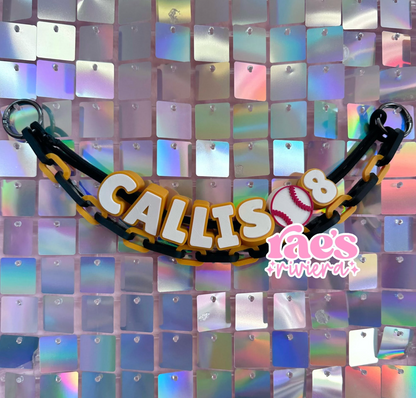 Personalized Chunky Letter + Hype Chain