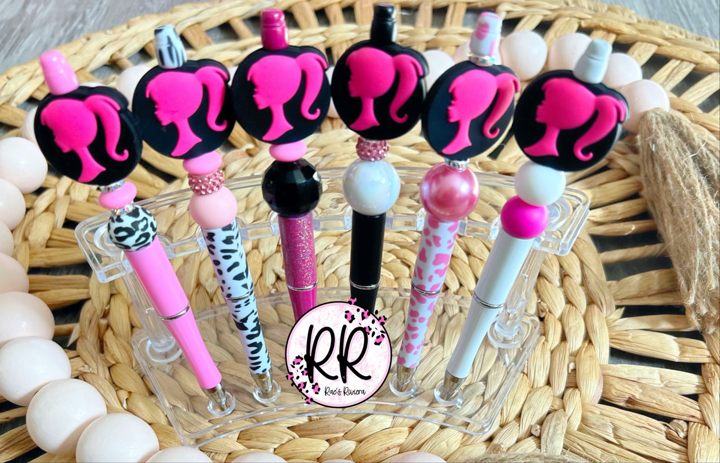 Barbie Beaded Pens