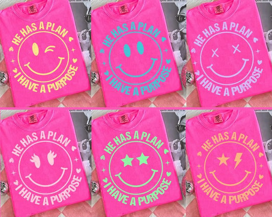 Pink Day He Has A Plan Tee