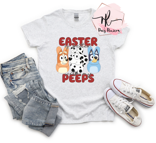 Bluey Peeps Tee Youth